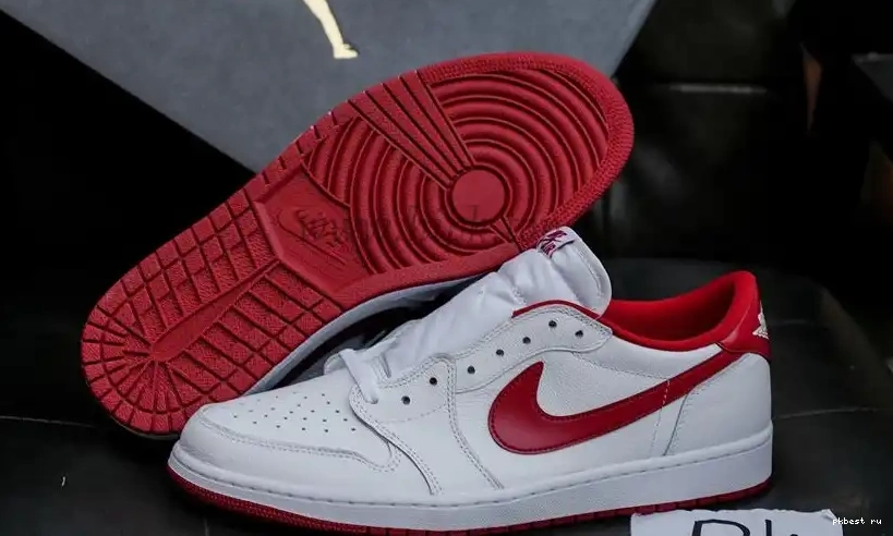 Red TO RETAIL GOD SHIP PK Retro Jordan 1 MATERIALS Varsity READY LowWhite 0516